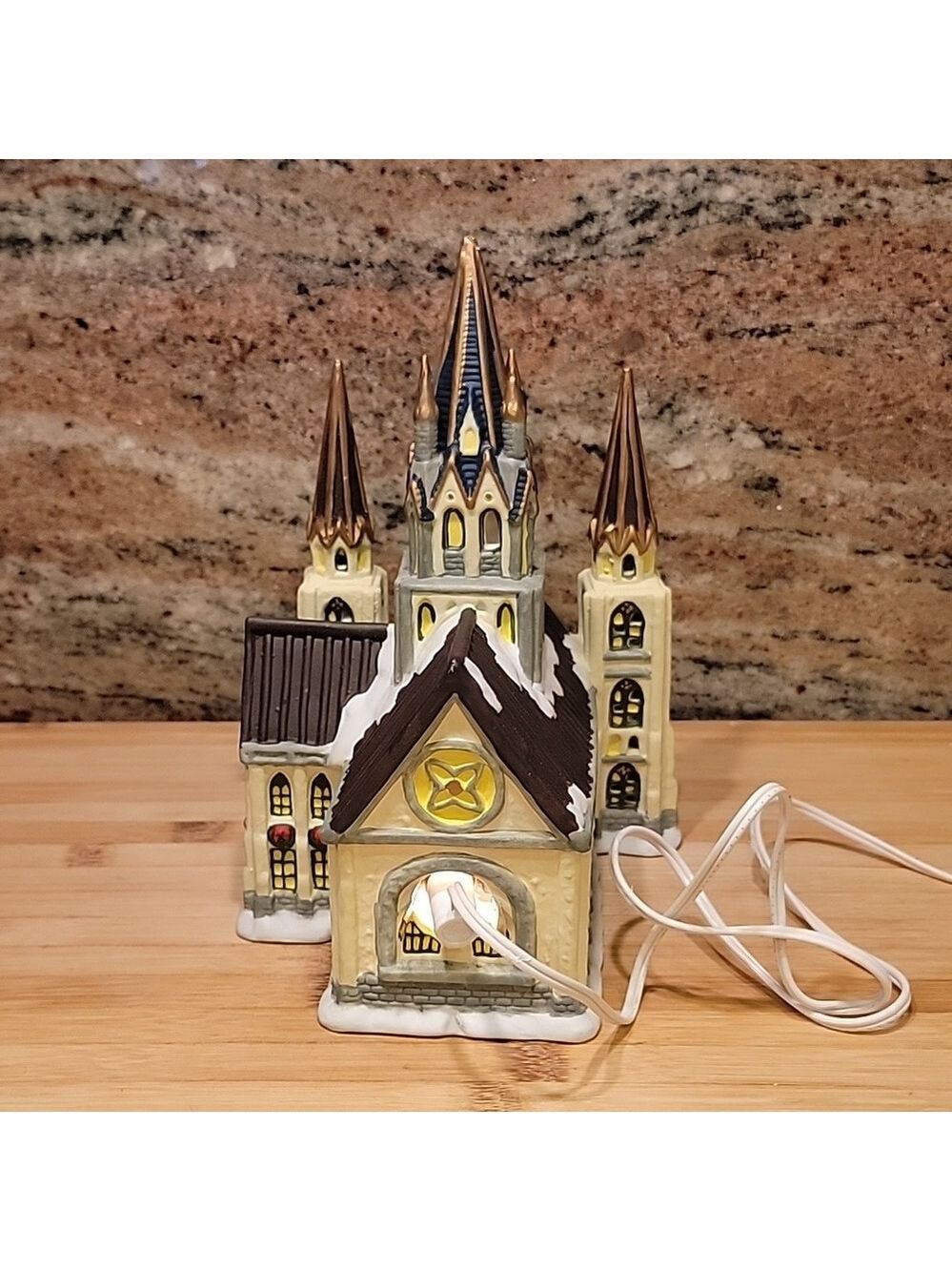 Vintage Dickens Collectables Victorian Series Lighted Church - Picture 3 of 5